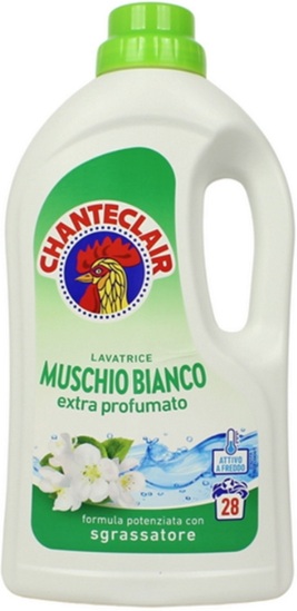 DETERGENT LICHID EXTRA PARFUMAT MUSCHIO BIANCO 28 SPALARI 1.26L, CHANTE CLAIR