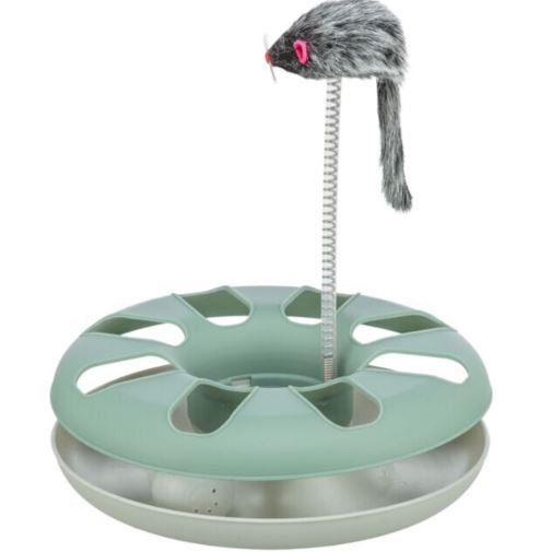 Jucarie Pentru Pisici, Circuit Nebun, Plastic, 24x29 cm 4135