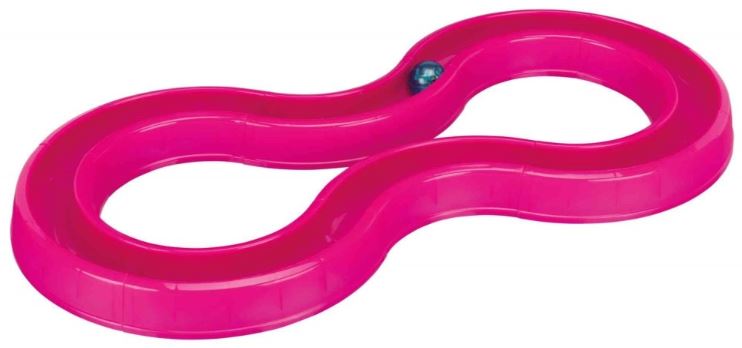 Jucarie Pentru Pisici, Circuit Cu Minge, 65x31 cm, Roz 41413