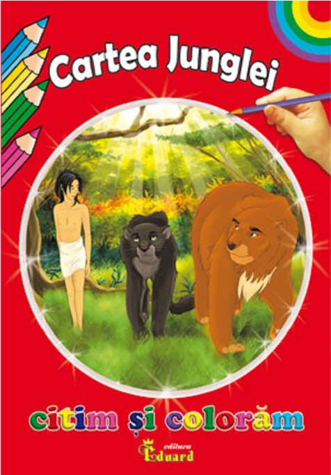 Citim si coloram - Cartea Junglei