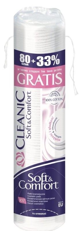 CLEANIC SOFT&COMFORT DISCHETE DEMACHIANTE 107BUC