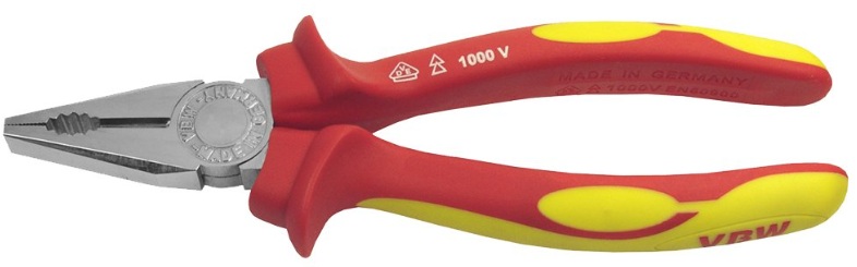 Cleste combinat, electroizolat VDE, lungime 180mm, VBW