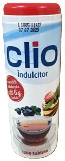CLIO Indulcitor Tablete cu Ciclamat si Zaharina 1200buc