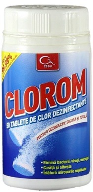 Clorom - Dezinfectant clorigen - 50 Tablete
