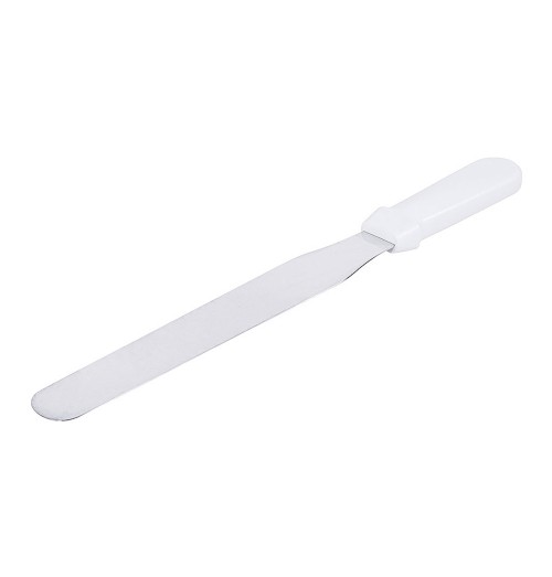 Spatula, inox, maner din polipropilena, culoare alba, lungime 380mm