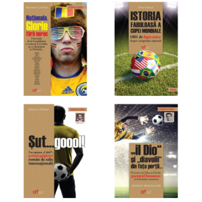 Colectia Legendele Arenei - Pachet 4 carti despre istoria fotbalului