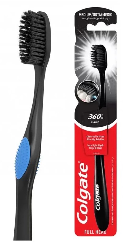 COLGATE 360 PERIUTA DE DINTI BLACK MEDIUM