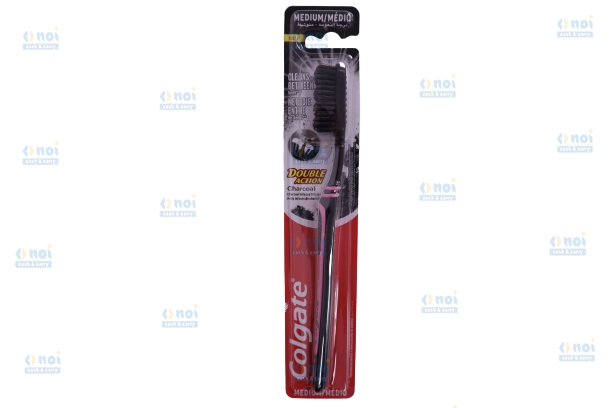 COLGATE CHARCOAL PERIUTA DE DINTI DOUBLE ACTION MEDIUM