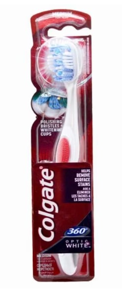 COLGATE 360 PERIUTA DE DINTI OPTIC WHITE MEDIUM