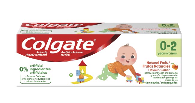 COLGATE KIDS PASTA DE DINTI NATURAL FRUIT 0-2ANI 50ML