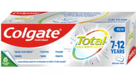 COLGATE TOTAL PASTA DINTI JUNIOR 7-12ANI 50ML