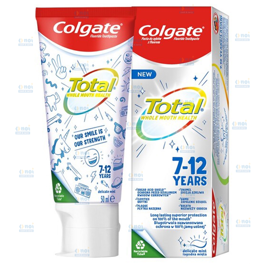 COLGATE TOTAL PASTA DINTI JUNIOR 7-12ANI 50ML