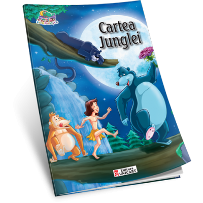 Cartea junglei. Carte de colorat A5 ilustrata