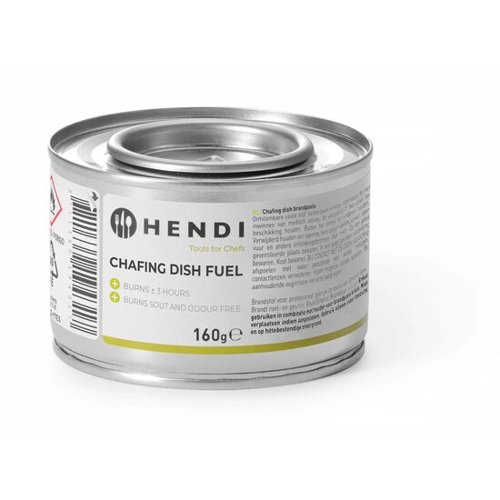 Combustibil pentru chafing dish, etanol, Hendi, ± 2,5 ore, 160gr