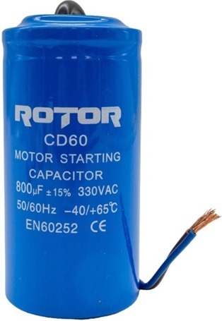 CD60 Condensator cu fire 800µF 50x100 mm 330V ROTOR