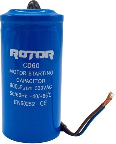CD60 Condensator cu fire 900µF 50x100 mm 330V ROTOR