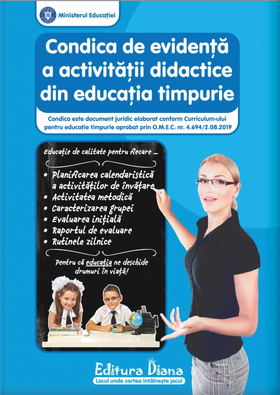 Caietul educatoarei. Condica de evidență a activității didactice din educația timpurie