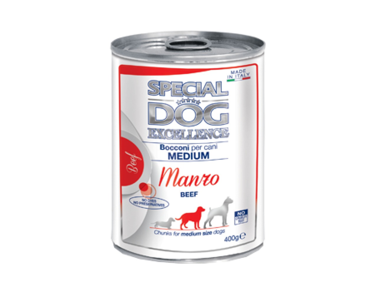 Monge Hrana Umeda Pentru Caini, Special Dog Excellence, Adult, Talie Medie, Vita, 400 g