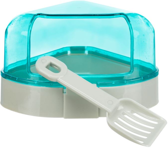 Litiera De Colt Cu Acoperis Pentru Hamsteri, Plastic, 14x8x11/11 cm, Diverse Culori, 6256