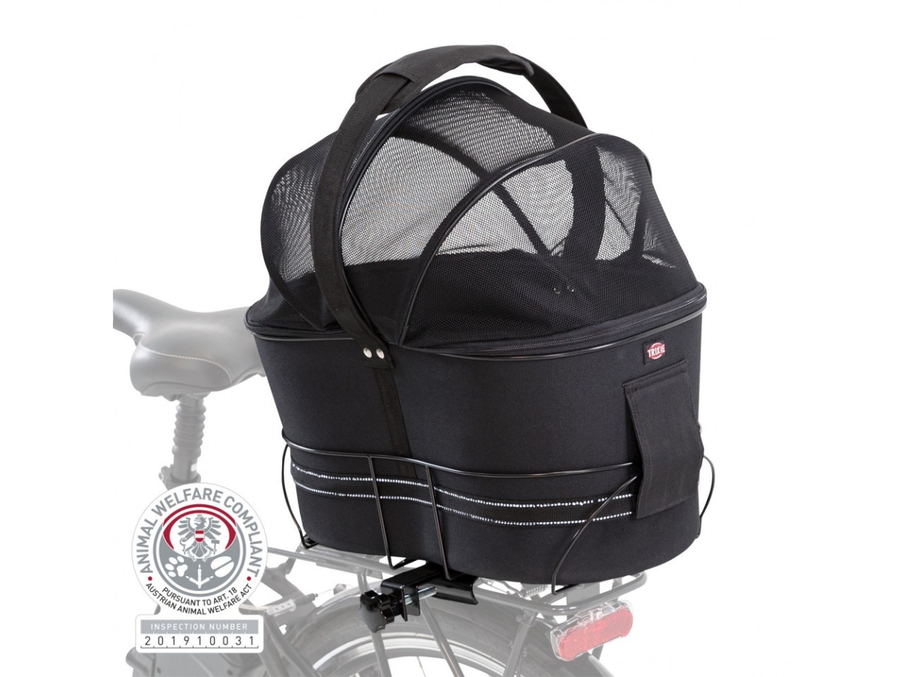 Trixie Cos Bicicleta, 29 x 42 x 48cm, negru, 13118