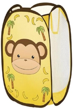 Cos depozitare jucarii , galben, U-Grow