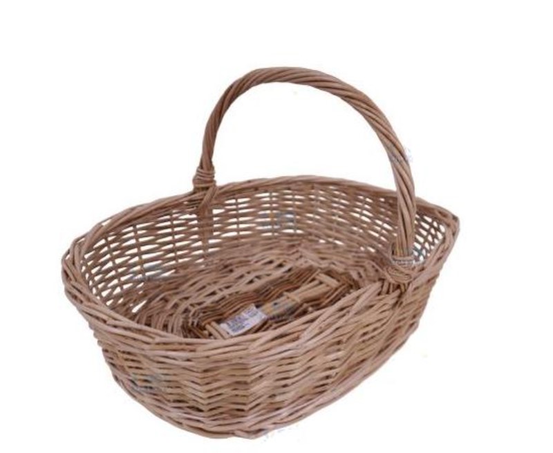COS DIN RACHITA DREPTUNGH. CU MANER IMPLETIT 51X34CM