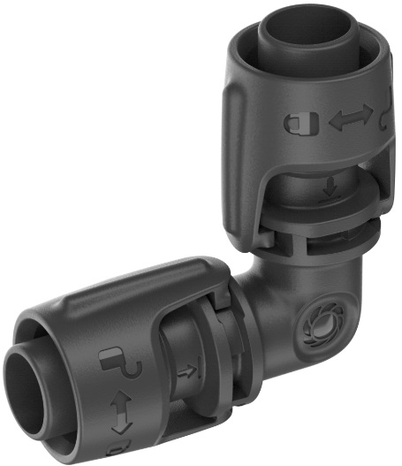 Cot de 90 grade pentru conducta de 13 mm (1/2 inch) Gardena (13202)