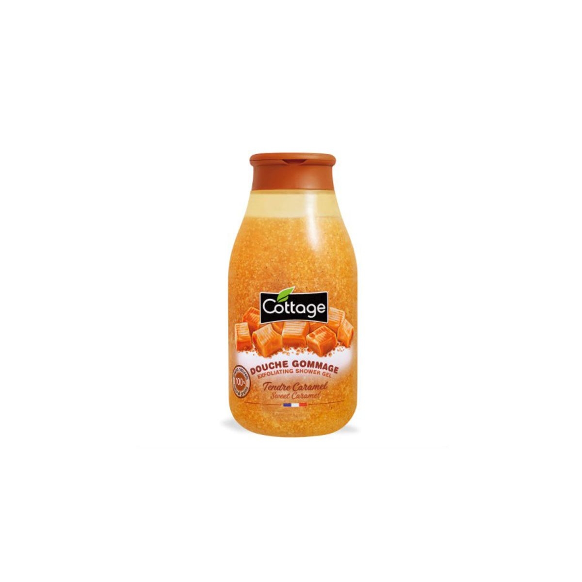 COTTAGE GEL DE DUS SCRUB CARAMEL 270ML