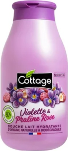 COTTAGE GEL DE DUS&LAPTE BAIE VIOLETTE&PRALINE ROSE 250ML