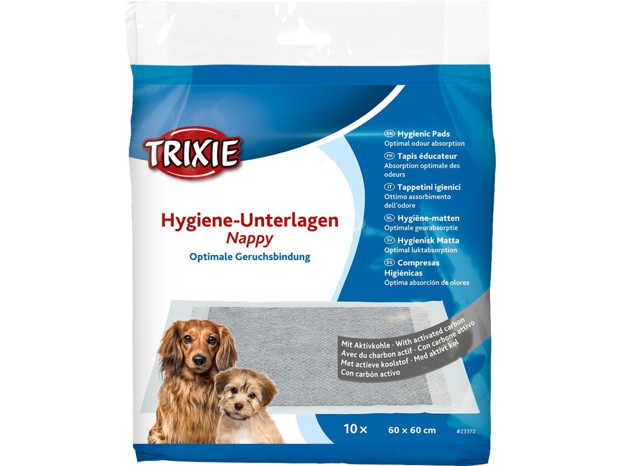 Trixie Covoras Absorbant, Cu Carbon Activ, 60 x 60cm, 10 buc/set, 23372
