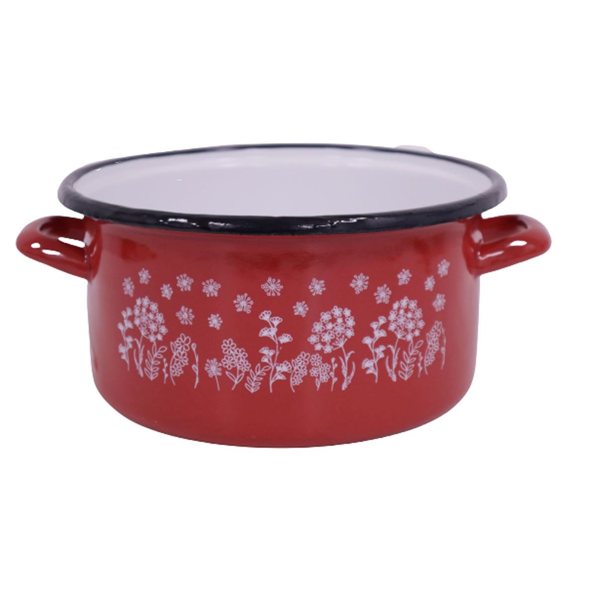 CRATITA ADANCA CU GULER 21 CM EM. ROSU 017RO/21