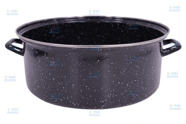 CRATITA CU GULER SI BD.INOX NEGRU PIC. 32 CM 3013/32