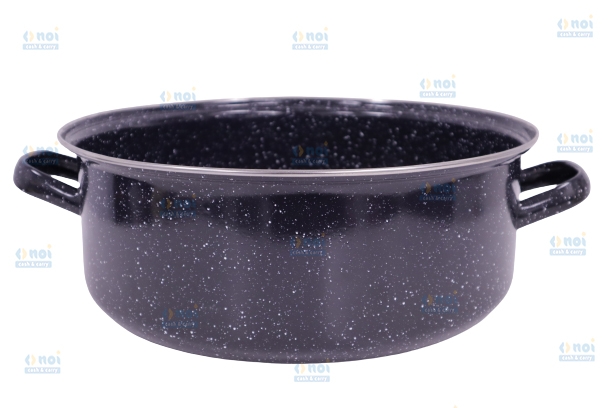 CRATITA CU GULER SI BD.INOX  NEGRU PIC. 36 CM 3013/36