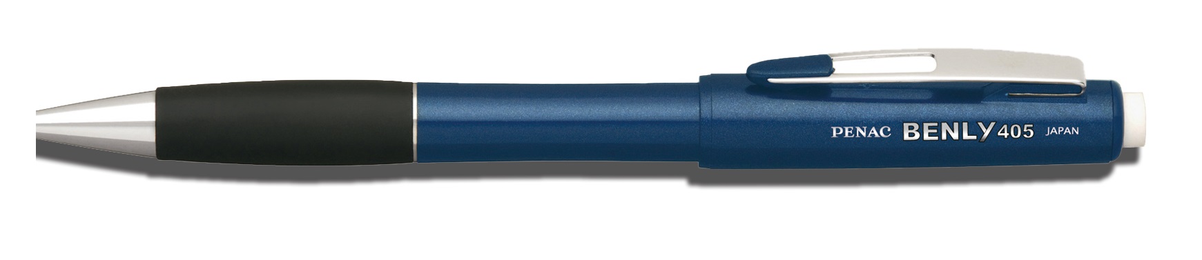 Creion mecanic PENAC Benly 407, 0.7mm, varf si accesorii metalice, radiera retractabila, bleumarin