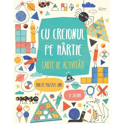 Cu creionul pe hartie. Carte de activitati (Usborne) - Usborne Books