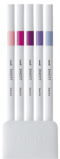 Set 5 culori florale Fineliner, Emott (F423)