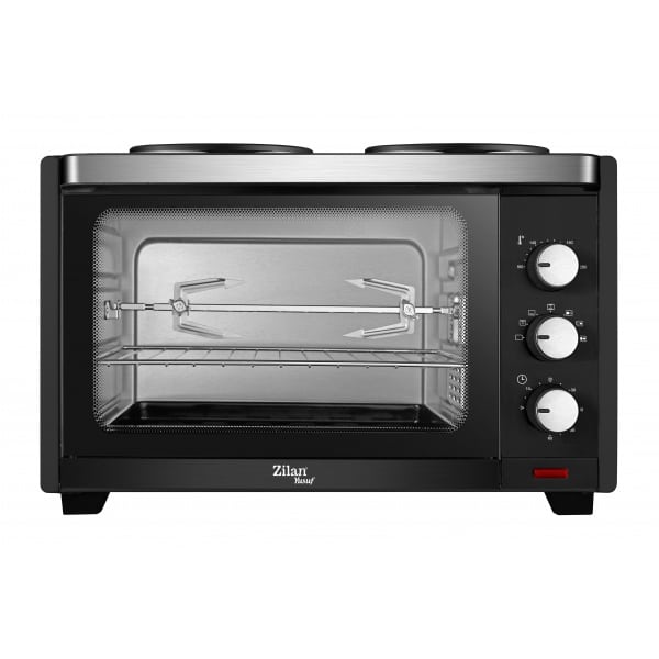 Cuptor electric, cu plita electrica Yusuf, putere 1600W, capacitate 28L, Zilan