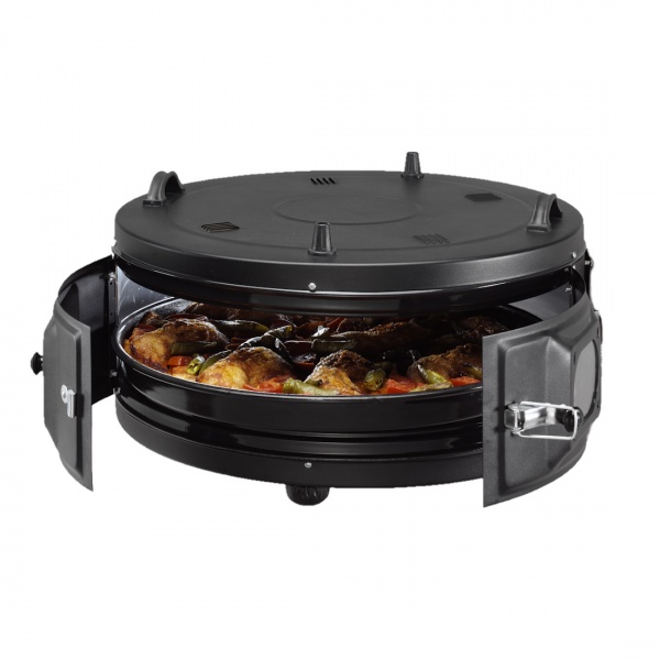 Cuptor electric rotund, putere 1200w, capacitate 23l, Zilan