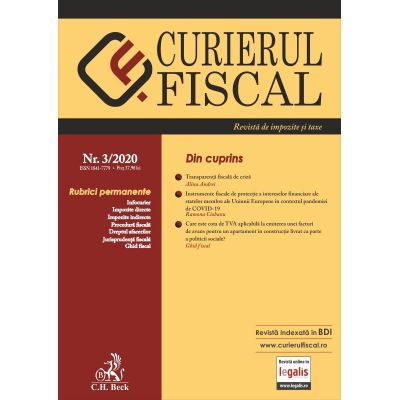 Curierul fiscal nr. 3/2020