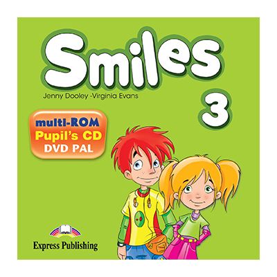 Curs limba engleza Smiles 3 Multi-ROM - Jenny Dooley, Virginia Evans