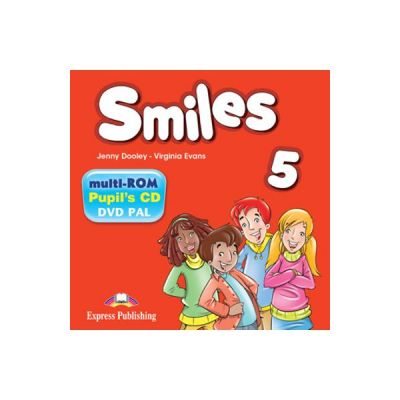 Curs limba engleza Smiles 5 Multi-rom - Jenny Dooley, Virginia Evans