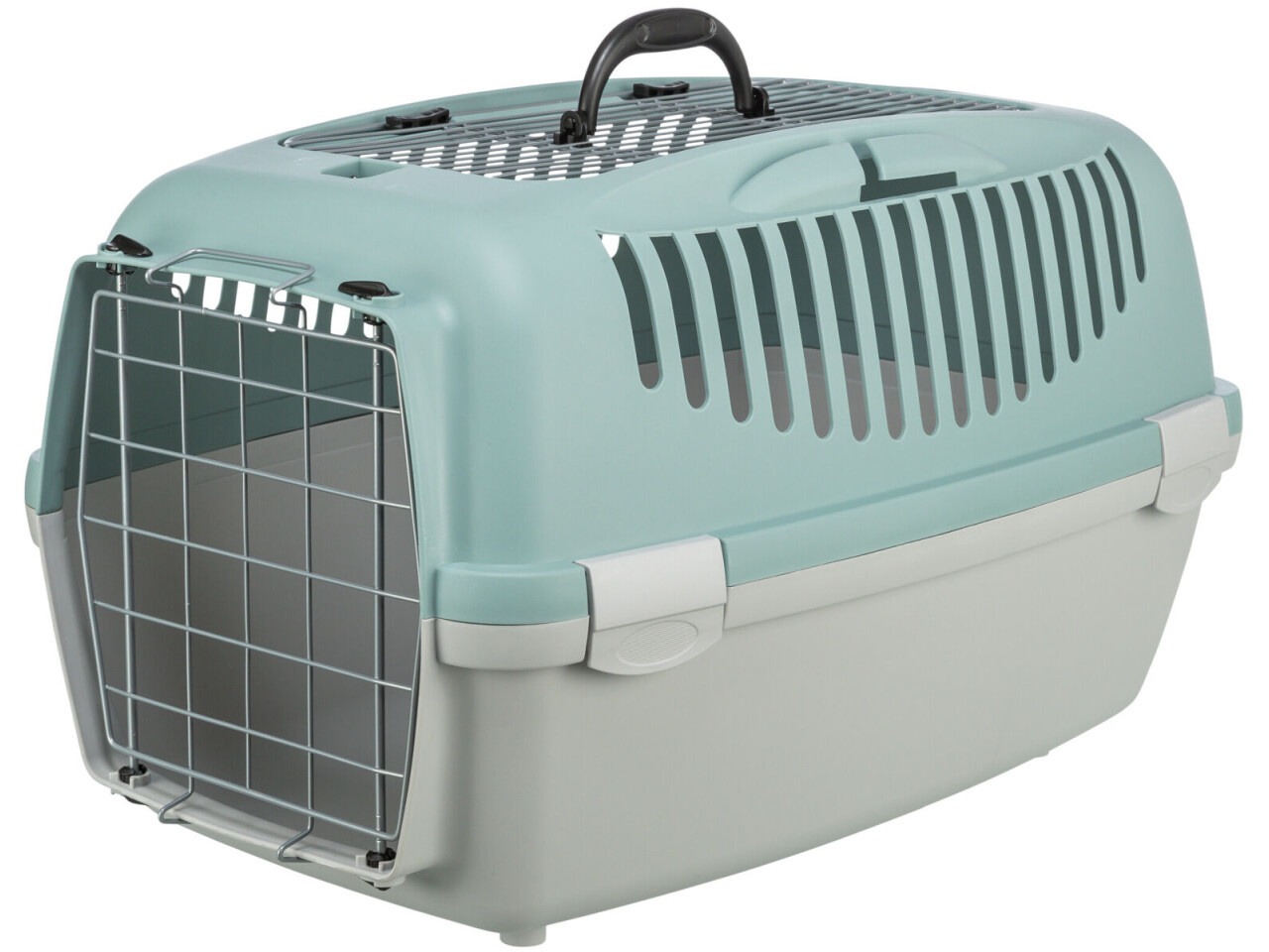 Trixie Cusca De Transport, Capri 3 Open Top, S: 40x38x61 cm, Pana la 12 kg, Gri Deschis/Verde Salvie, 39869