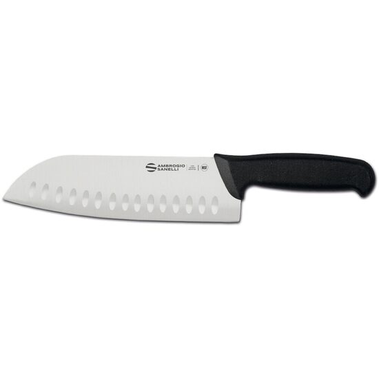 Cutit Supra Santoku, Ambrogio Sanelli, muchie Granton, (L) 340 mm