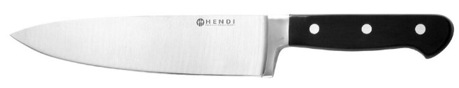 Cutitul bucatarului Hendi, otel inoxidabil, gama Kitchen Line, 150/295 mm