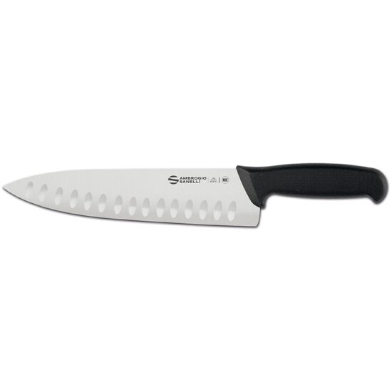 Cutitul bucatarului Supra, Ambrogio Sanelli, lama canelata, (L) 390 mm