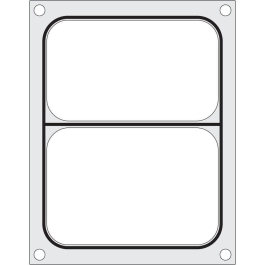 Matrita sigilare pentru doua recipiente 178x113 mm