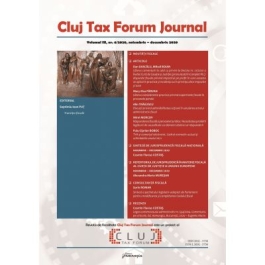 Cluj Tax Forum Journal 6/2020 - Cosmin Flavius Costas