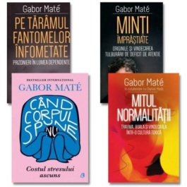 Pachet 4 carti Gabor Mate - Despre Mitul Normalitatii si AD(H)D