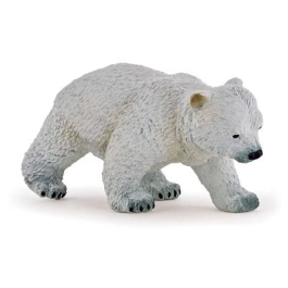 Figurina ursulet polar mergand Papo