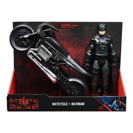 Batman Film Motocicleta si Figurina Batman 30 cm Spin Master
